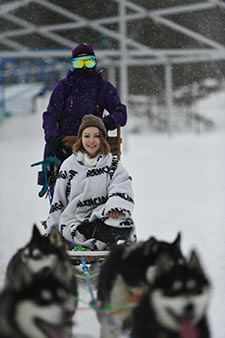 dog sledding